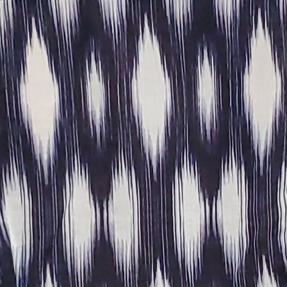 Talbots Diamond Ikat Print Button Down Shirt - Picture 3 of 8